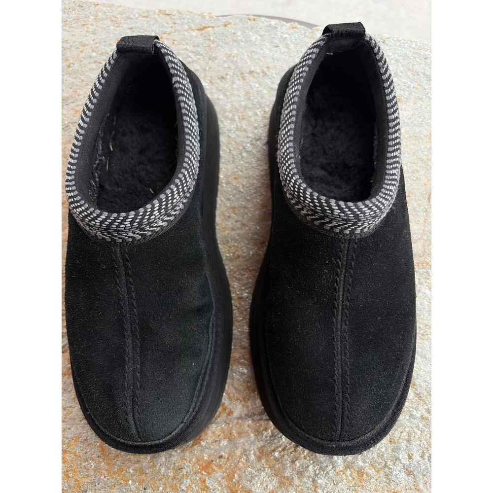 Koolaburra by UGG Burree Platform Mules Black Suede Clogs 1159392 Womens 8 - Picture 3 of 8